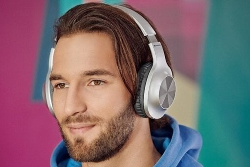 Panasonic RB-HX220BDES, stříbrná mikrofon